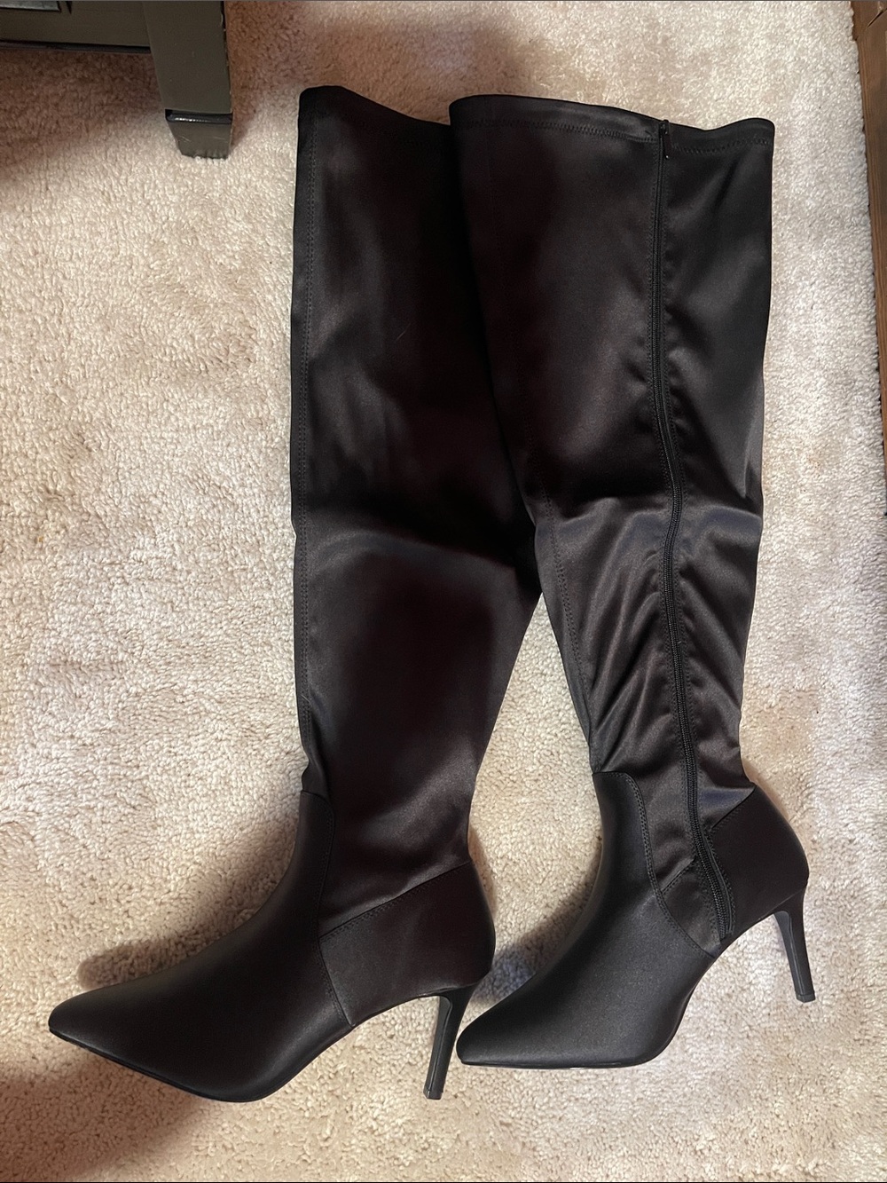 torrid Black Over-the-Knee Pointed Toe Stiletto Boots